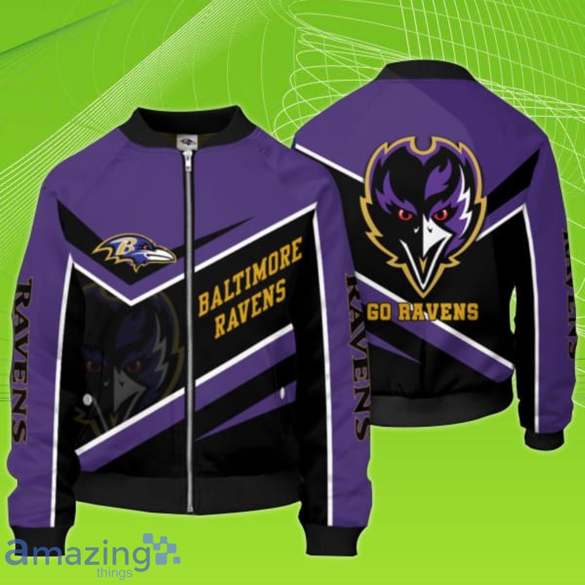 NFL Baltimore Ravens Bomber Jacket Best Gift For Fans