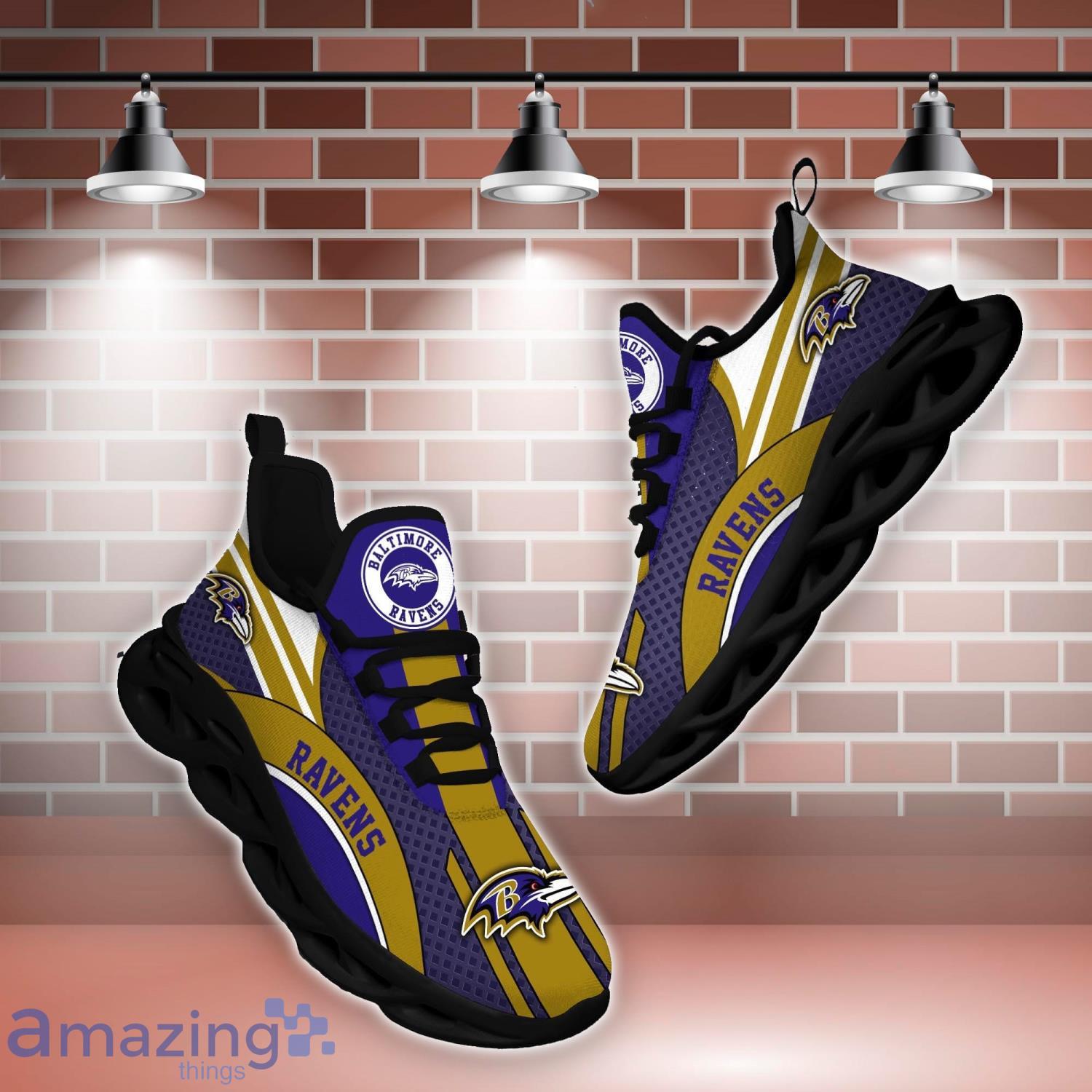 Baltimore Ravens NFL Clunky Max Soul Shoes For Men Women