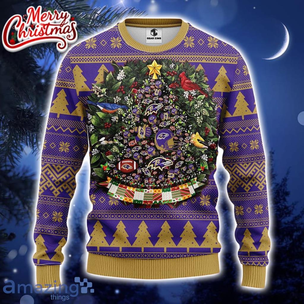 ugly sweater baltimore ravens