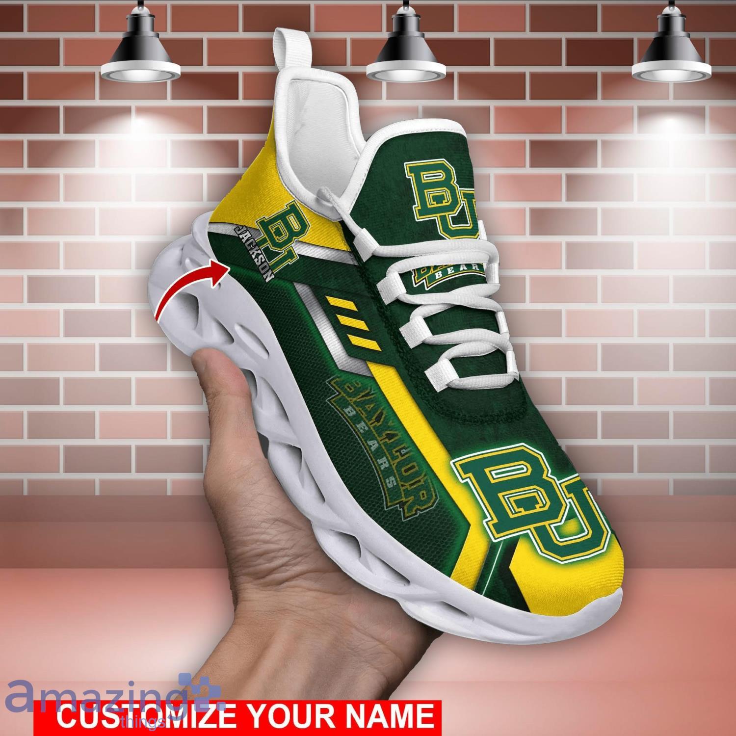 Baylor Bears NCAA2 Max Soul Shoes Custom Name Sports Sneakers For Fans Product Photo 1