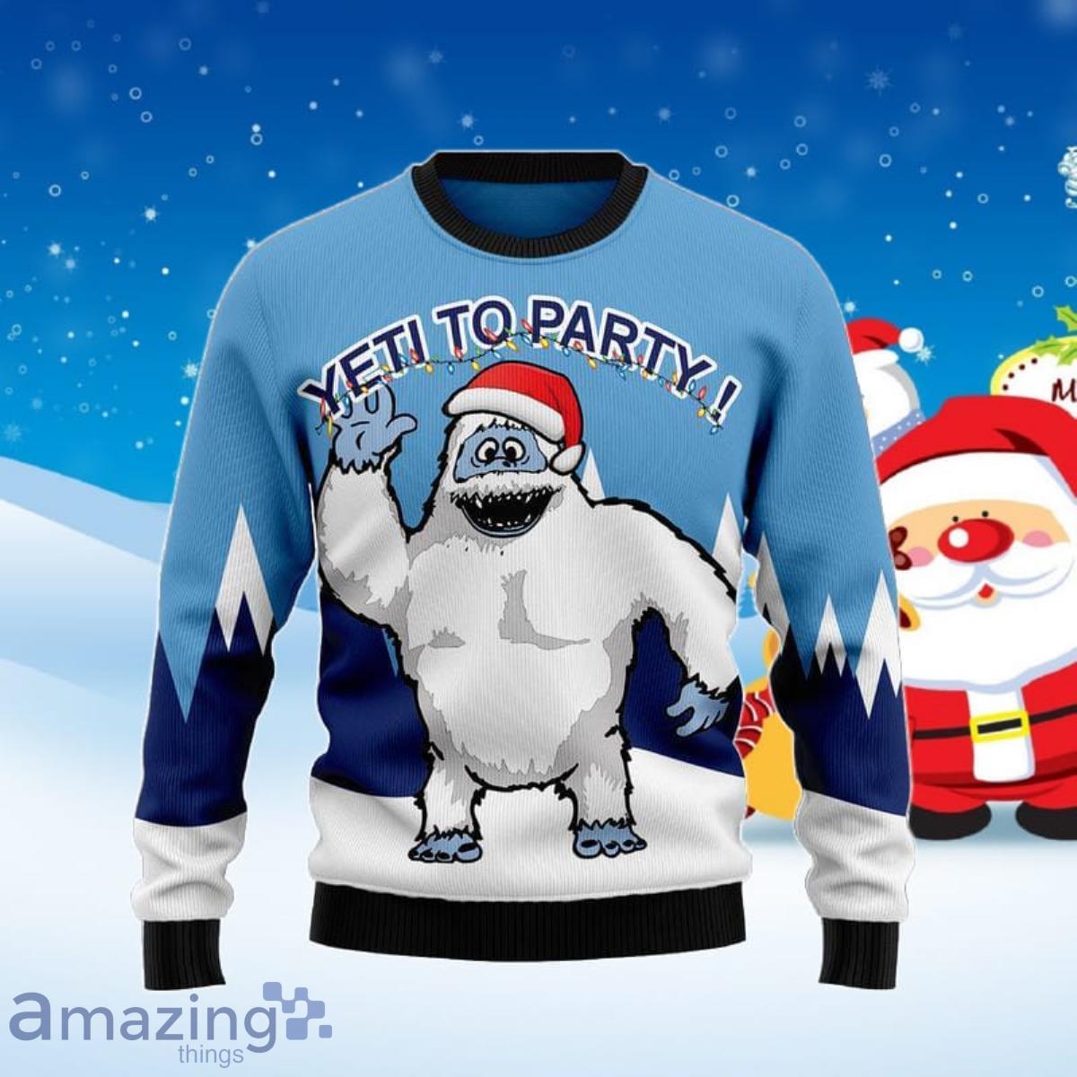 Bigfoot Party Ugly Christmas Sweater Best Gift For Men And Women Product Photo 1