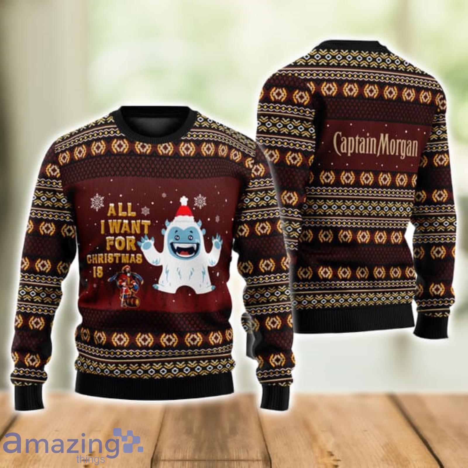 Boho Stripes Captain Morgan Christmas Cute Christmas Gift for Men And Women Product Photo 1