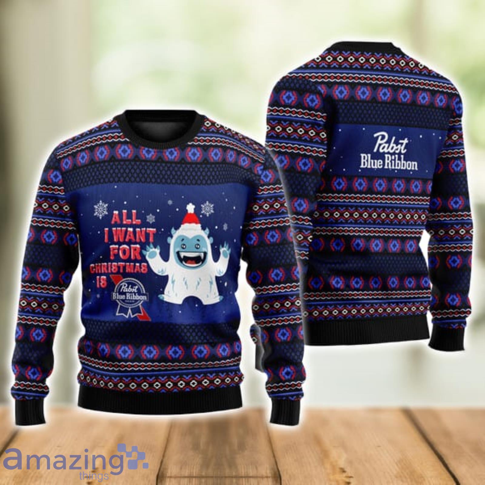 Boho Stripes Pabst Blue Ribbon Christmas Cute Christmas Gift for Men And Women Product Photo 1