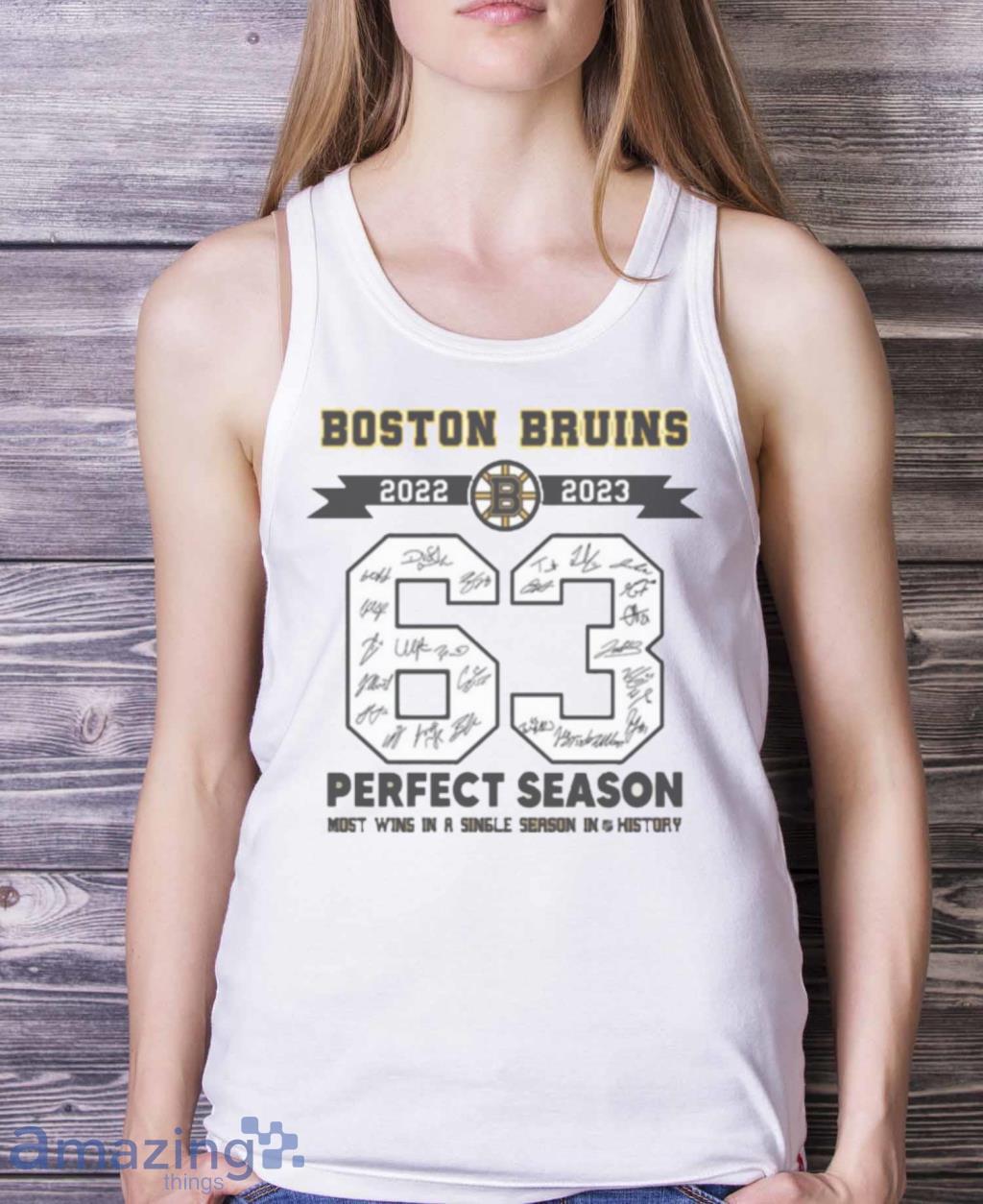 2022 2023 Boston Bruins 63 Wins Most Wins In A Single Season In History  Shirt, Hoodie, Saweatshirt, Women Tee