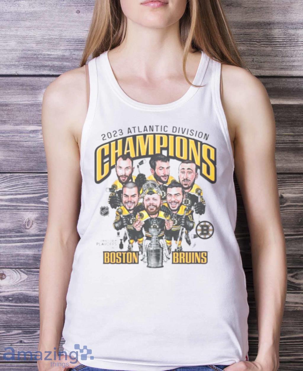 Boston Bruins 2022 2023 Atlantic Division Champions Caricatures Shirt image Boston Bruins 2022 2023 Atlantic Division Champions Caricatures Shirt Product Photo 5