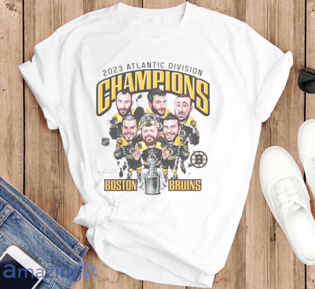 Boston Bruins 2022 2023 Atlantic Division Champions Caricatures Shirt image Boston Bruins 2022 2023 Atlantic Division Champions Caricatures Shirt Product Photo 6