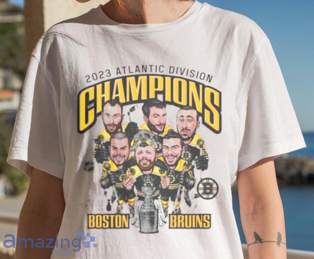 Boston Bruins 2022 2023 Atlantic Division Champions Caricatures Shirt
