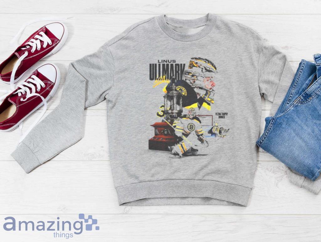 Boston Bruins 2023 Vezina Trophy Winner Linus Ullmark Shirt image Boston Bruins 2023 Vezina Trophy Winner Linus Ullmark Shirt Product Photo 3