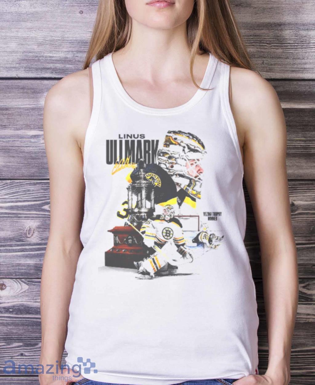 Boston Bruins 2023 Vezina Trophy Winner Linus Ullmark Shirt image Boston Bruins 2023 Vezina Trophy Winner Linus Ullmark Shirt Product Photo 5