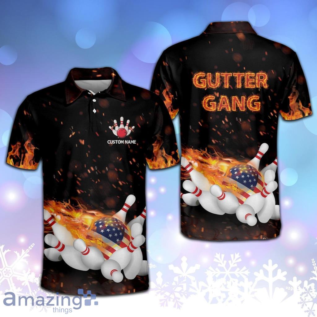 Bowling Polo Shirts Short Sleeve, Funny Bowling Team Polo Product Photo 1