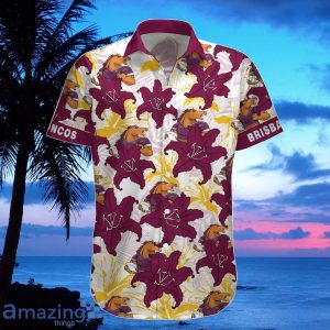 Brisbane Broncos NRL Hawaiian Shirt mascot Best Gift Product Photo 3