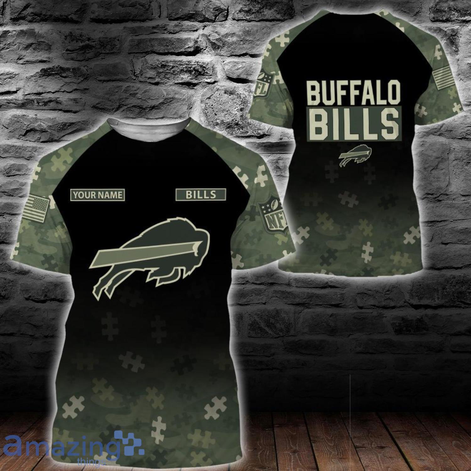 AUTHENTIC] Personalized Buffalo Bills NFL Camo Hoodie 3D