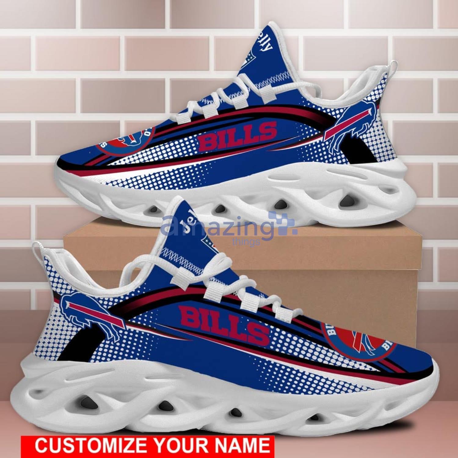 Buffalo Bills Custom Name Sneakers Max Soul Shoes Sport Shoes For