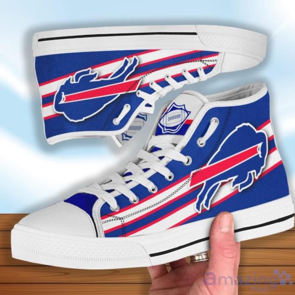 Buffalo Bills Men's High Top Canvas Sneaker