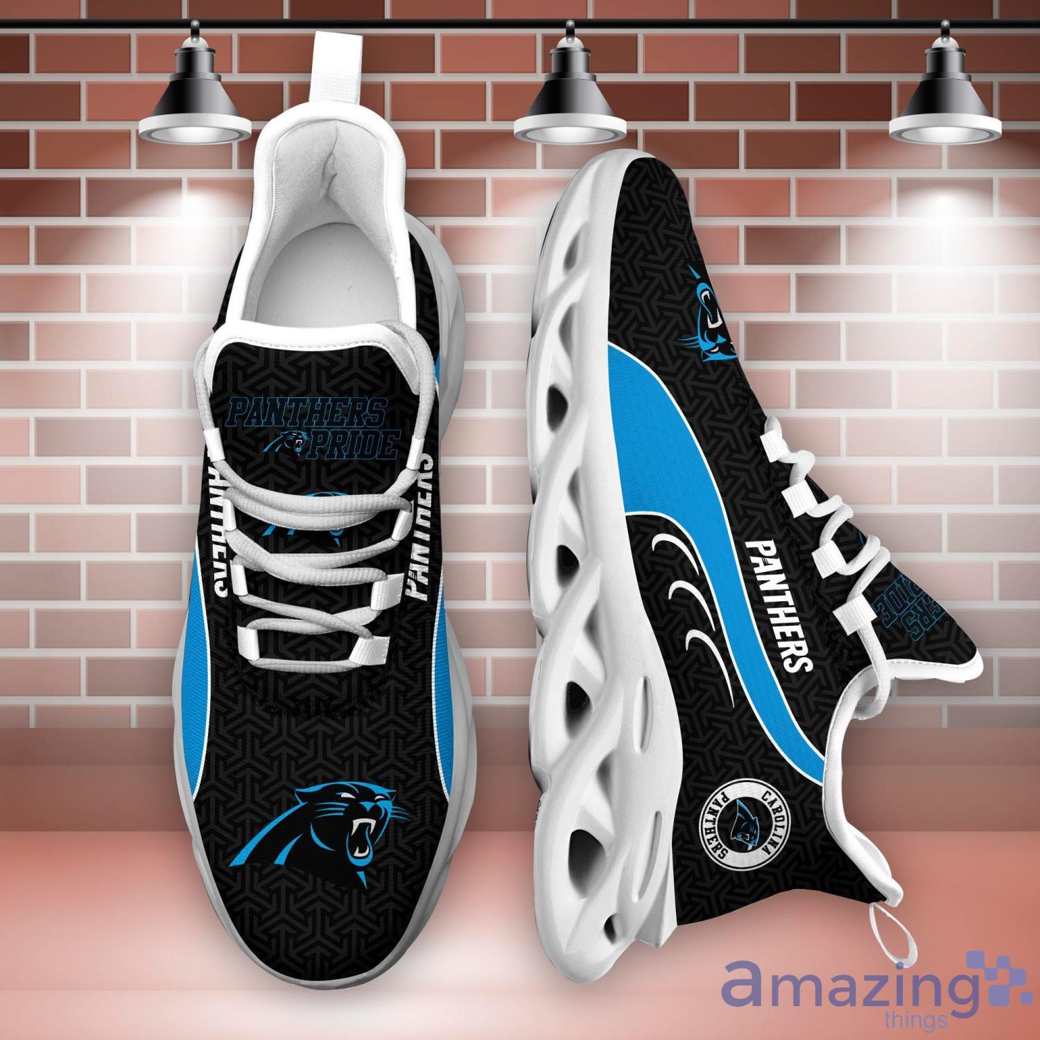 Carolina Panthers NFL New Clunky Sneakers Max Soul Shoes For Men And Women  - Banantees