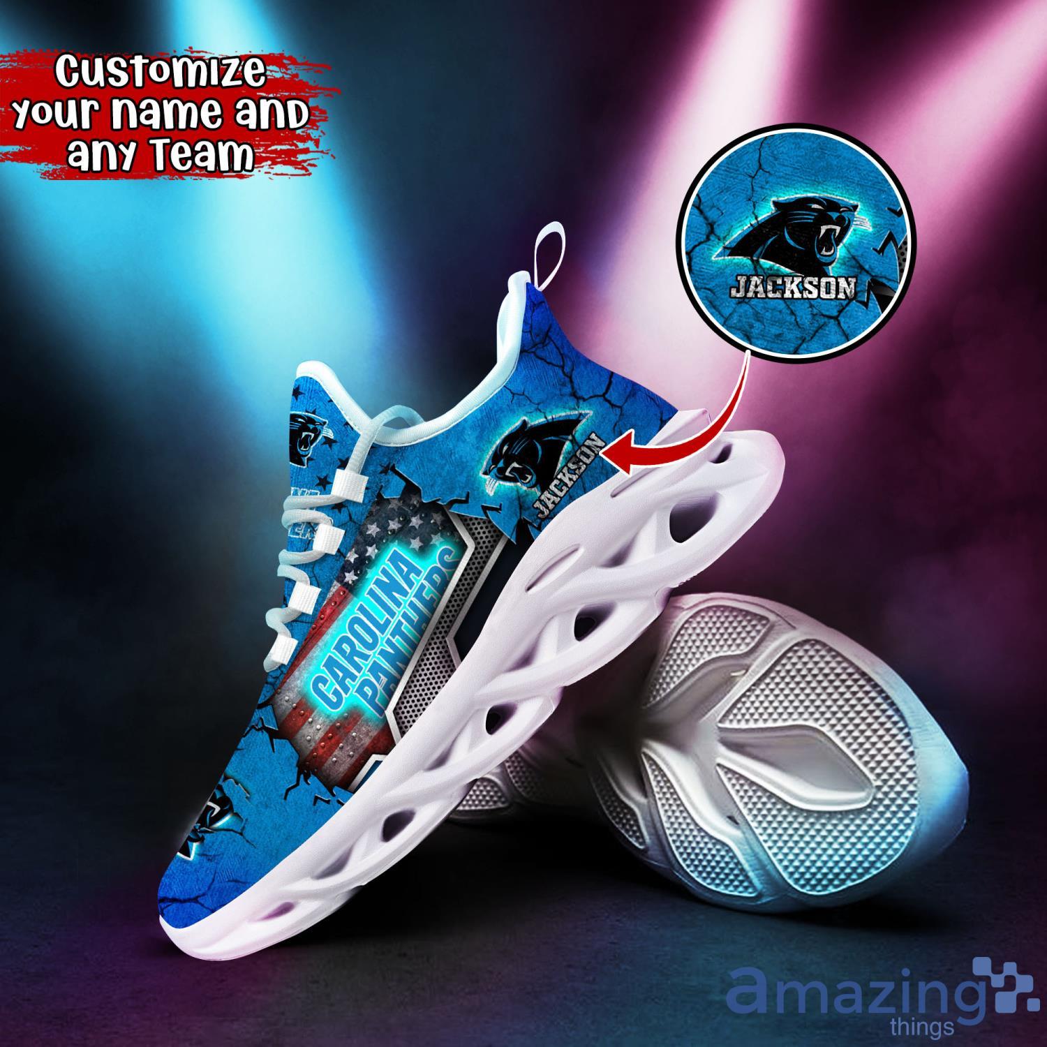 Carolina Panthers Casual Max Soul Shoes Running Shoes Custom Name