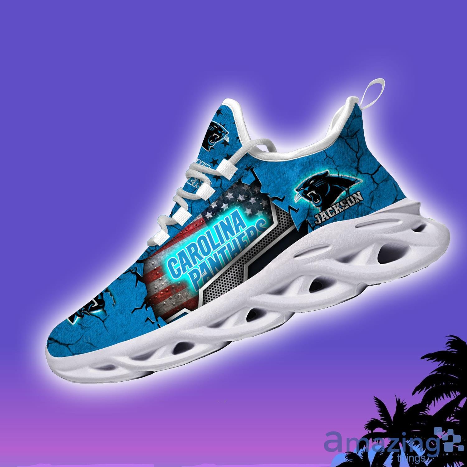 Carolina Panthers Casual Max Soul Shoes Running Shoes Custom Name