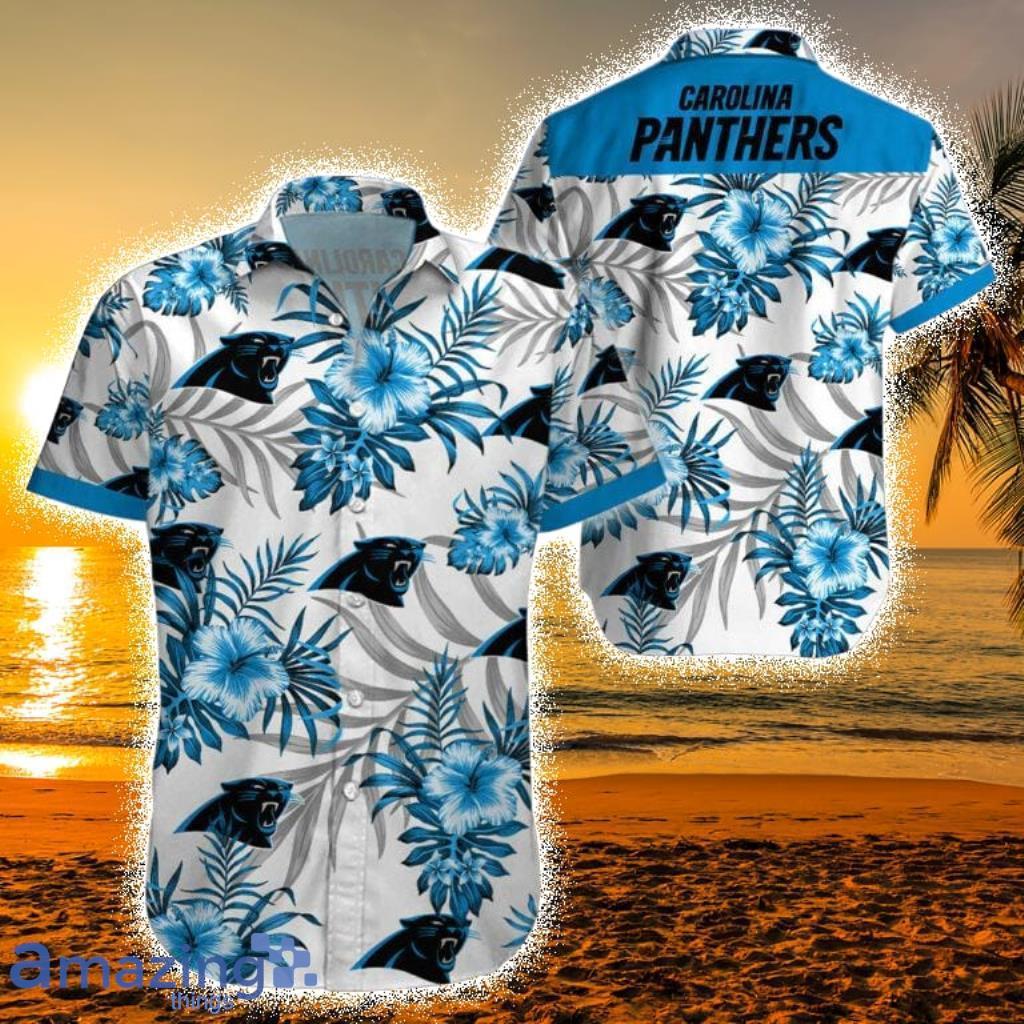 Carolina Panthers Men s Short Sleeve Shirt Hawaiian Shirts Button