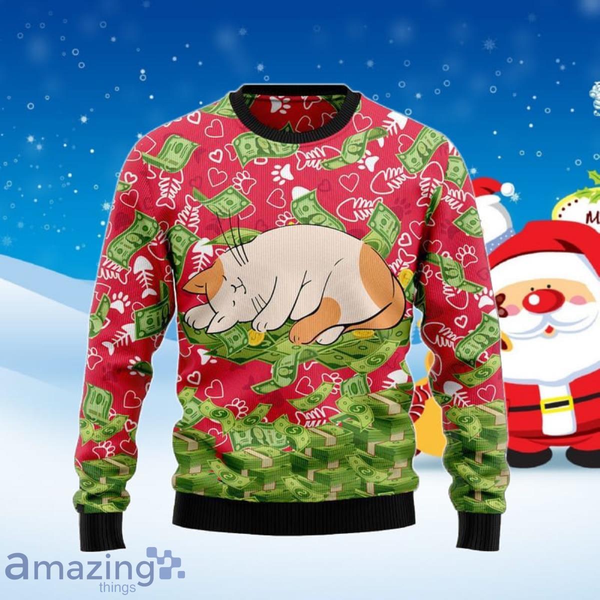 Cat Ugly Christmas Sweater Best Gift For Men Women Product Photo 1