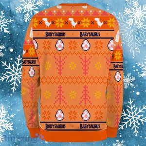 Characters Cartoon Fan Babysaurus Ugly Christmas Sweater Product Photo 3