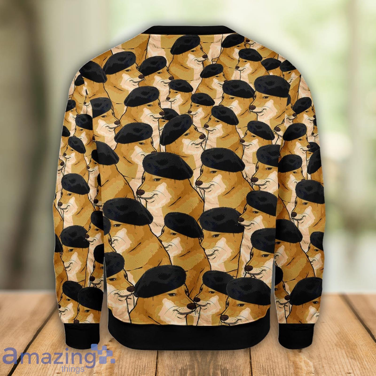 Cheems Ponk Meme Ugly Christmas Sweater Xmas Gift Men And Women Christmas Sweater image Cheems Ponk Meme Ugly Christmas Sweater Xmas Gift Men And Women Christmas Sweater Product Photo 2