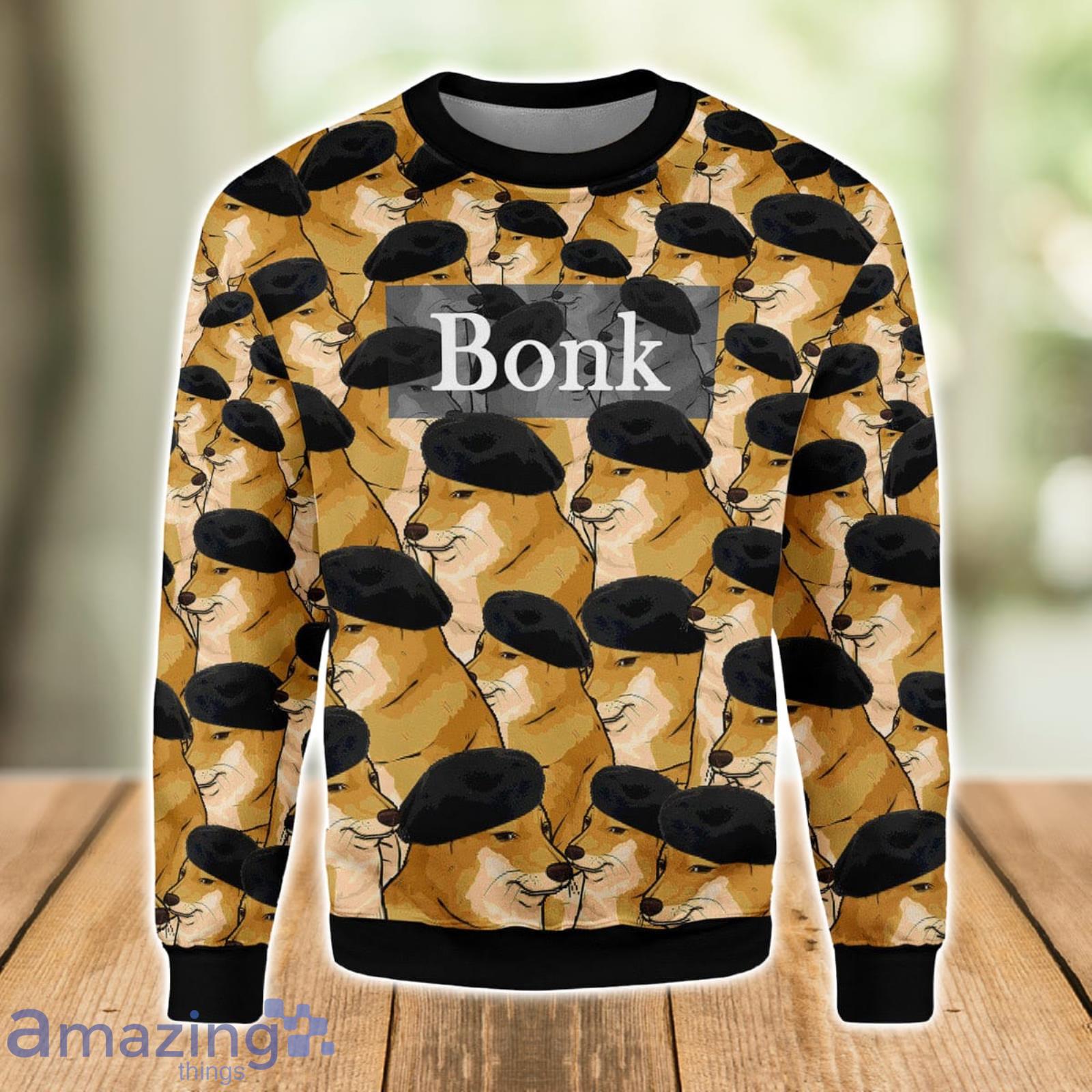 Cheems Ponk Meme Ugly Christmas Sweater Xmas Gift Men And Women Christmas Sweater Product Photo 1 Cheems Ponk Meme Ugly Christmas Sweater Xmas Gift Men And Women Christmas Sweater Product Photo 1