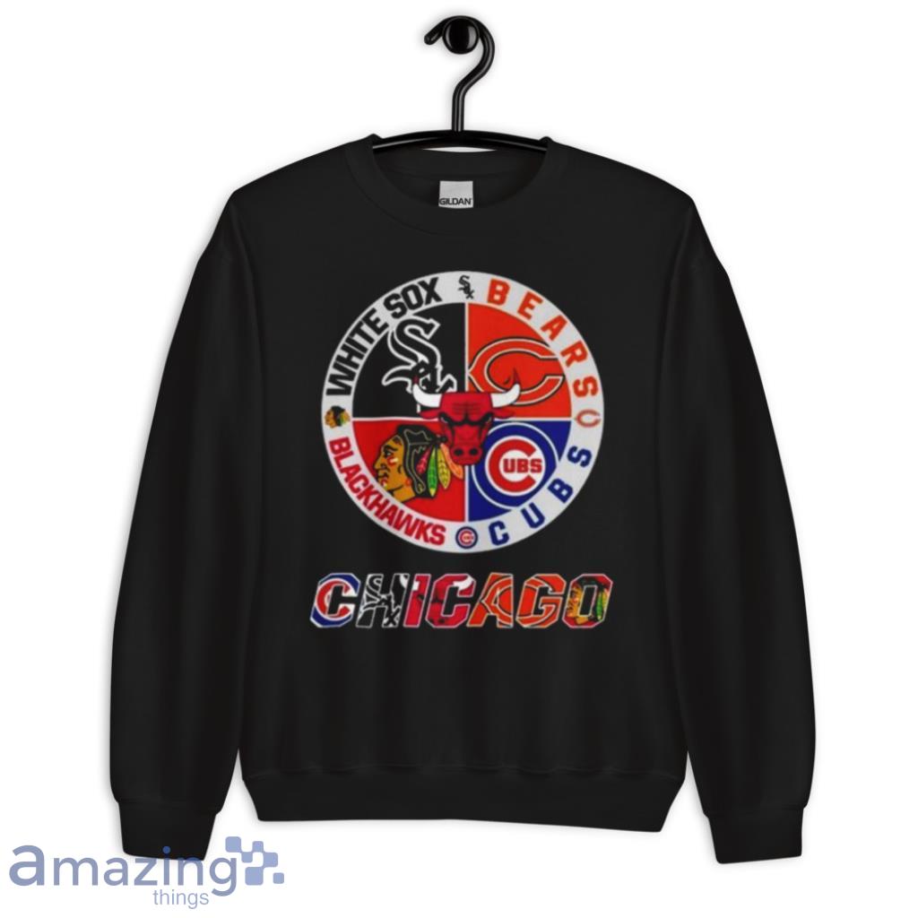 Chicago Bears Chicago Bulls Chicago Cubs 2023 logo shirt1, hoodie,  longsleeve, sweatshirt, v-neck tee