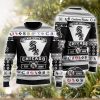 Chicago White Sox Football Team Logo Custom Name Christmas Gift 3D Sweater