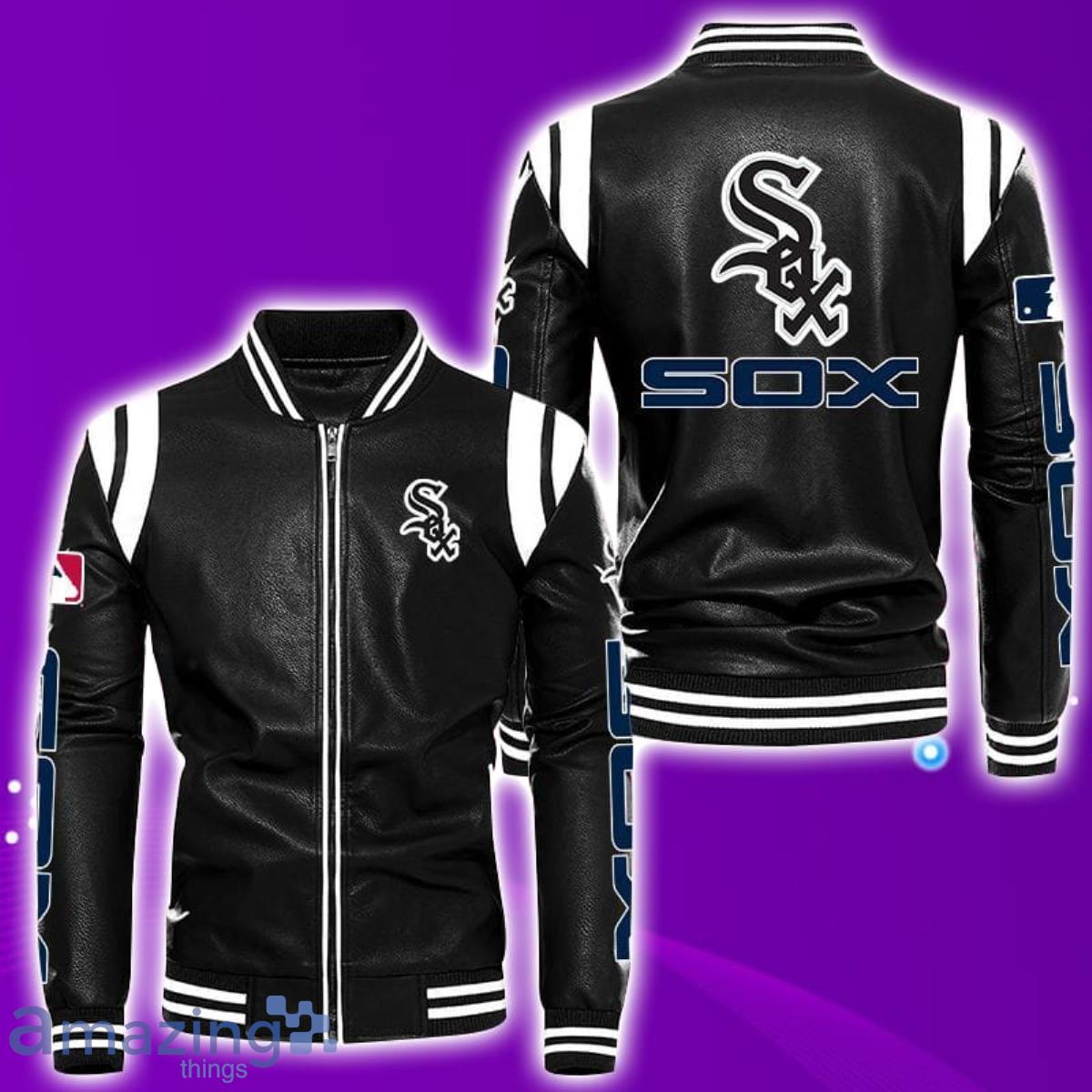Chicago White Sox Leather Bomber Jacket Best Gift For Men And Women Fans Product Photo 1 Chicago White Sox Leather Bomber Jacket Best Gift For Men And Women Fans Product Photo 1