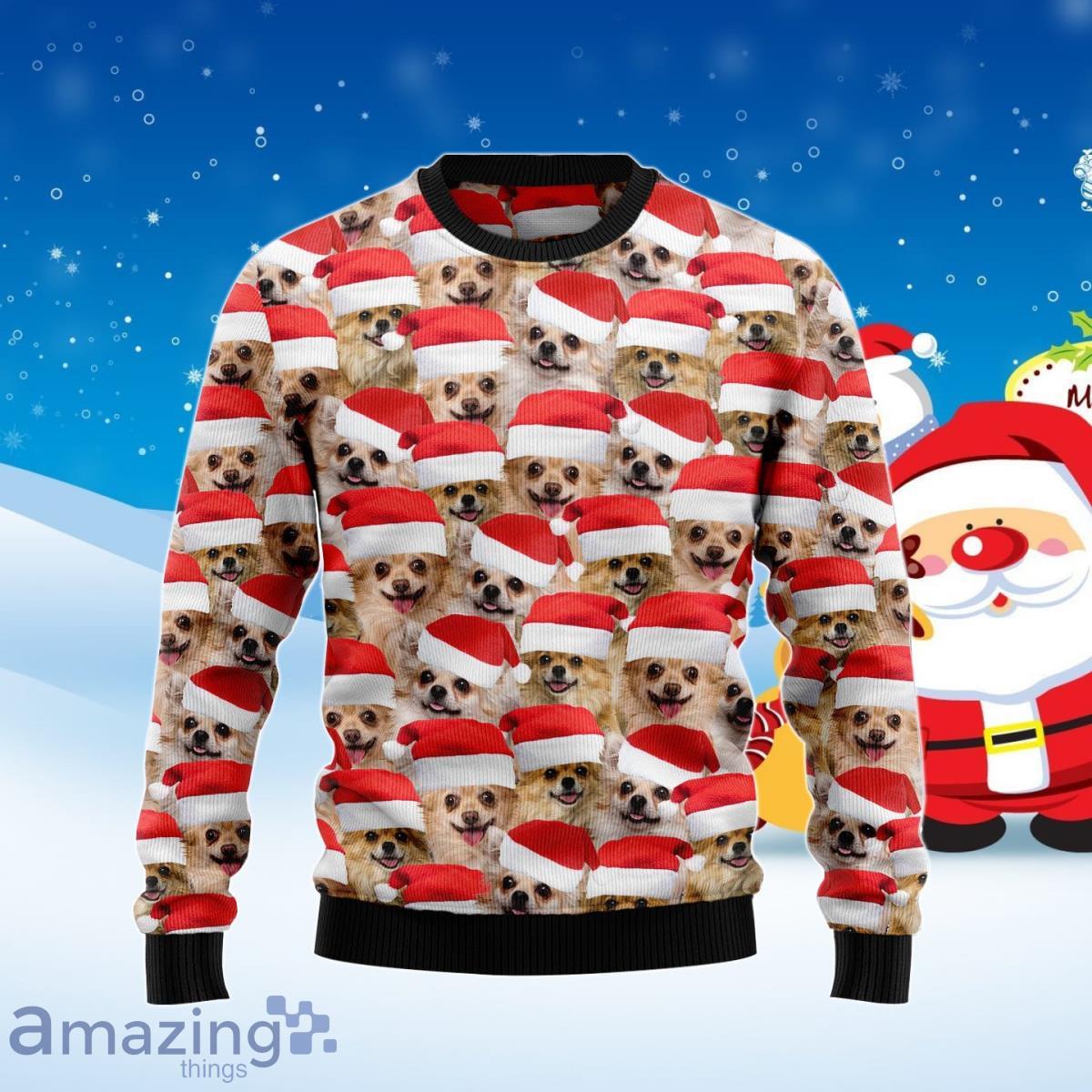 Chihuahua Ugly Christmas Sweater Best Gift For Men And Women Product Photo 1