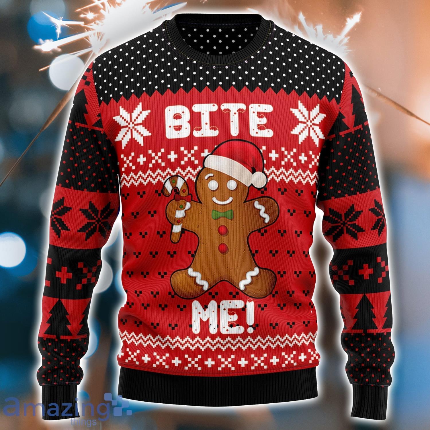 Tampa Bay Buccaneers Christmas Sweater Gingerbread Man Ugly Christmas  Sweater Christmas Gift