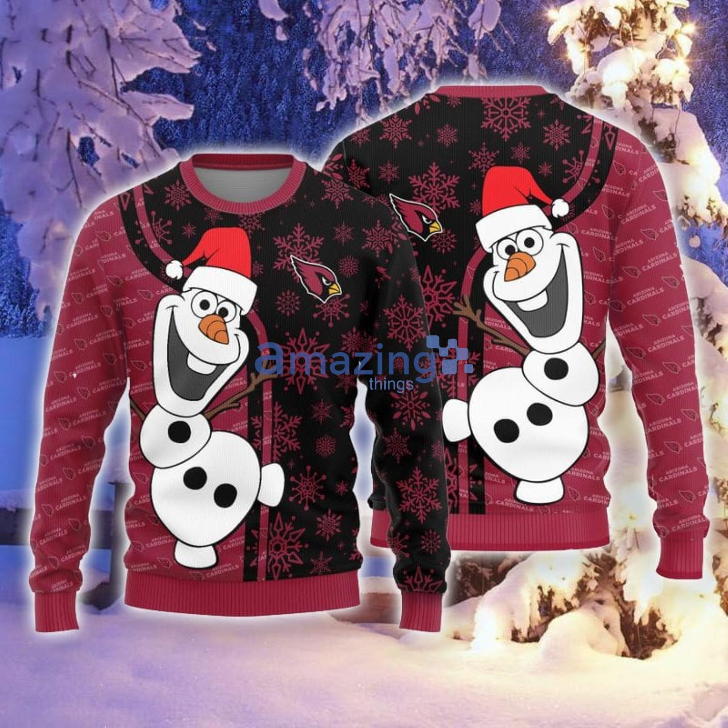 Arizona Cardinals Ugly Christmas Sweater 3D Gift For Fans