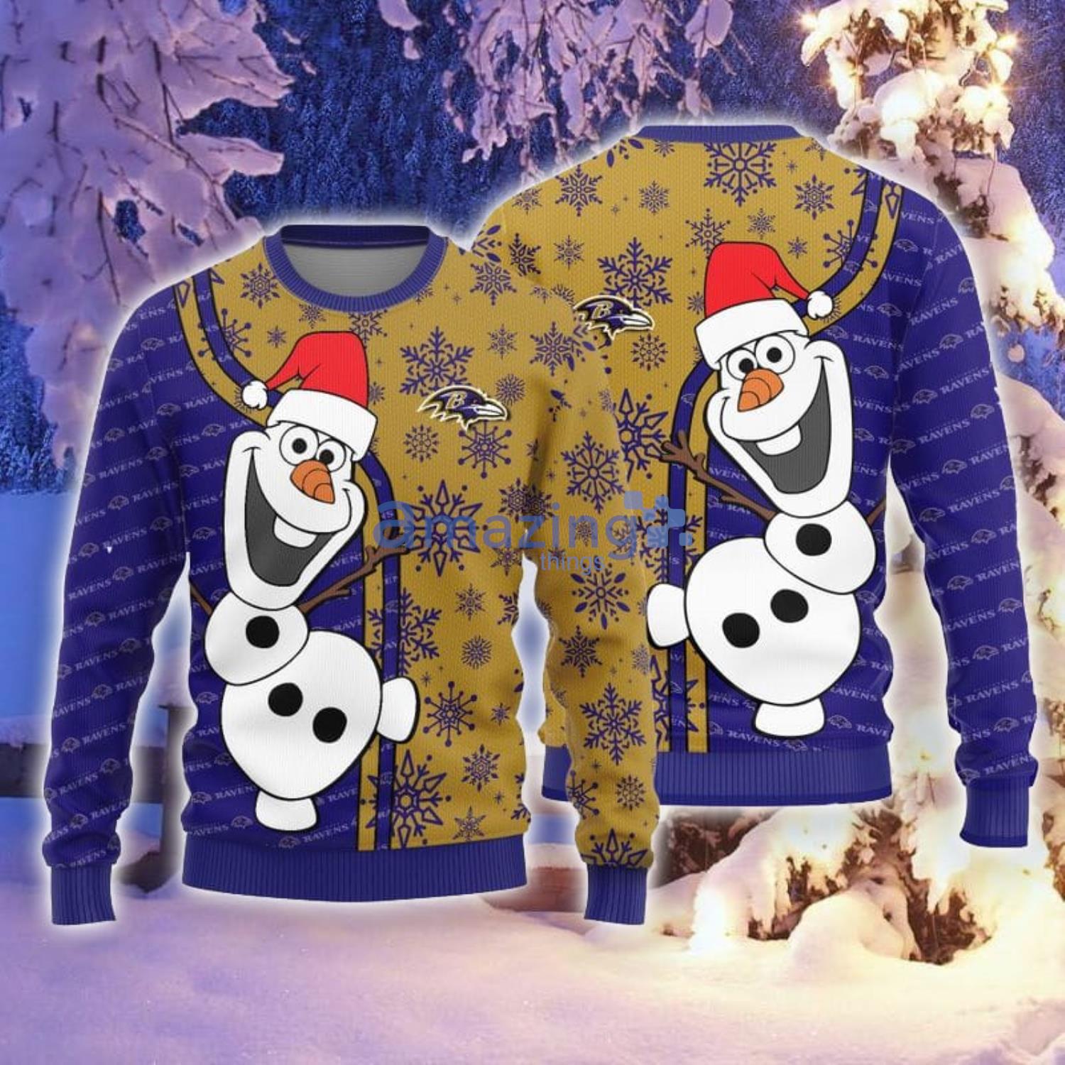 ugly sweater baltimore ravens