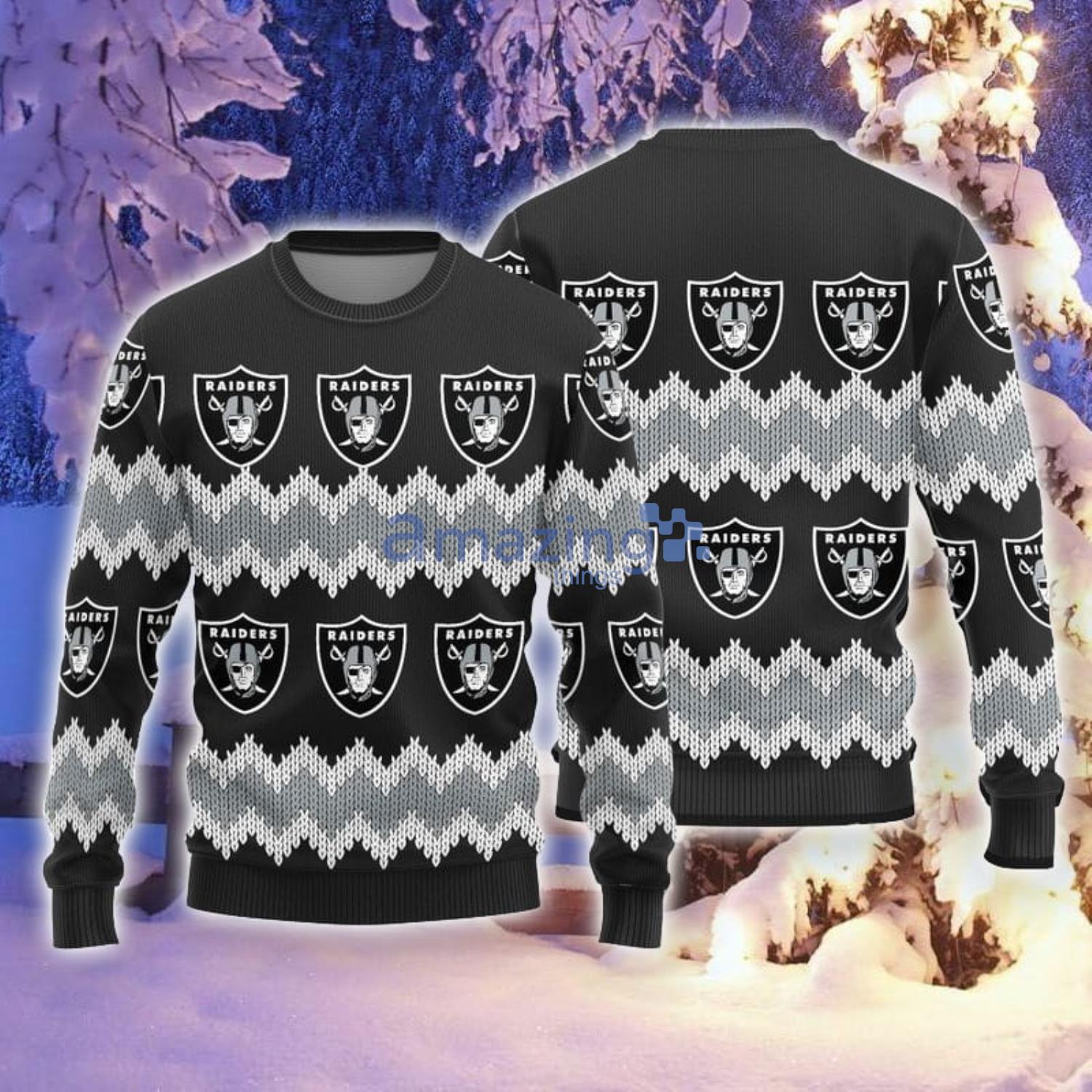 Las Vegas Raiders Cool Christmas Sweatshirt Sweater 3D Gift For Fans