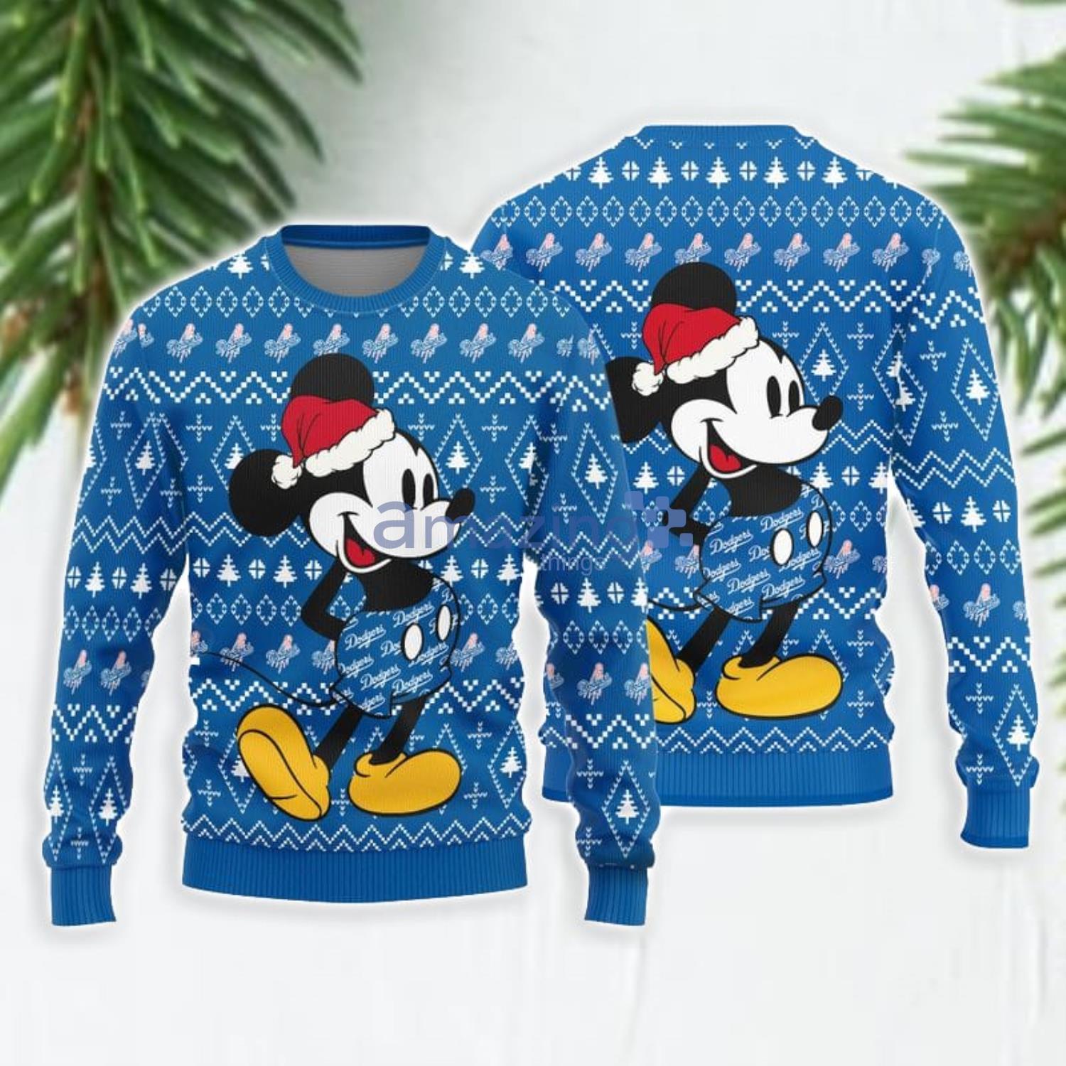 Christmas Gift Los Angeles Dodgers Cute Mickey Mouse Christmas