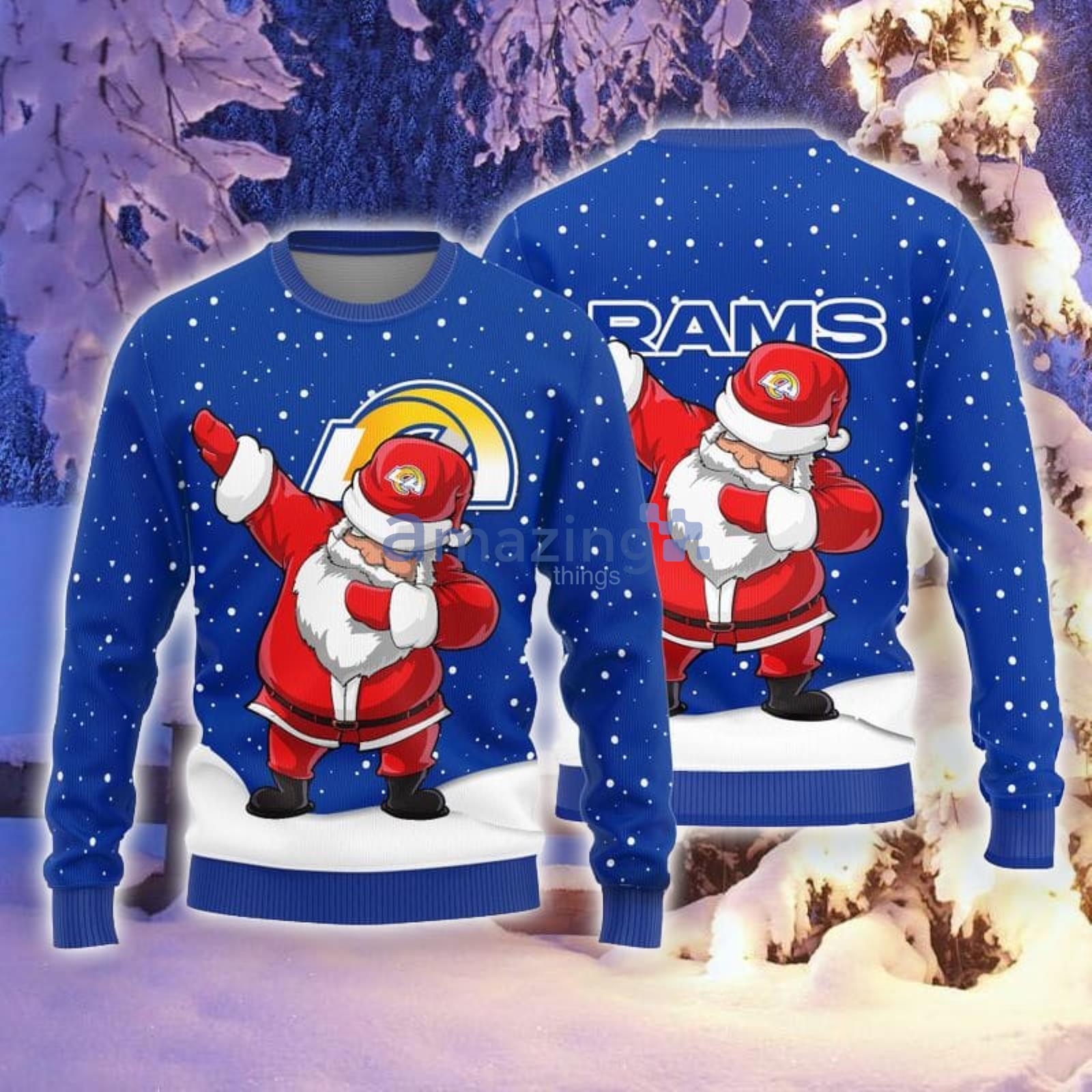 los angeles rams ugly christmas sweater