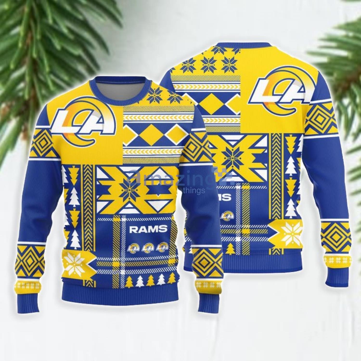 Los Angeles Rams Fans Grch Ugly Christmas Sweater Gift