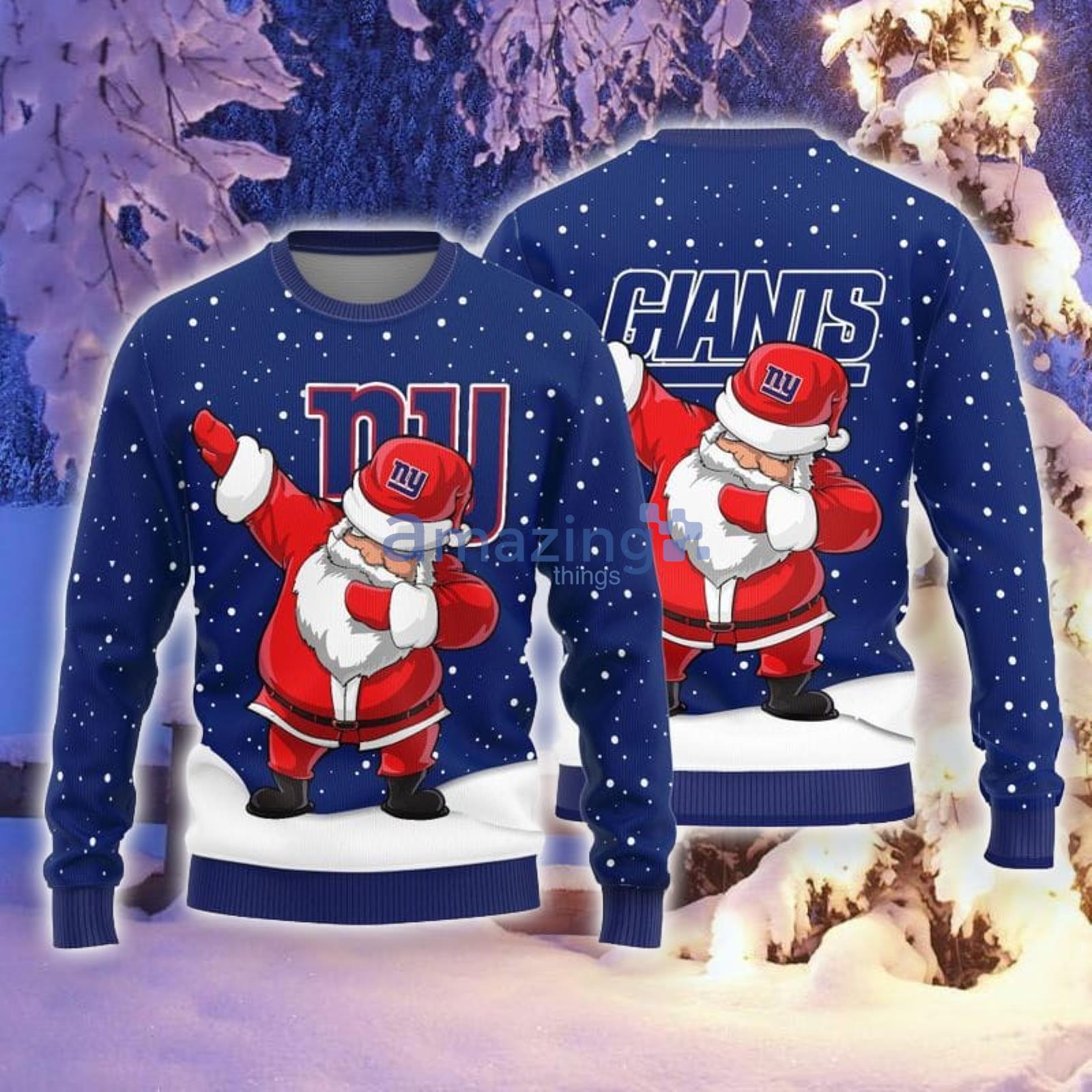 New York Giants Ugly Christmas Xmas Sweater Boutique Gift Mens Women