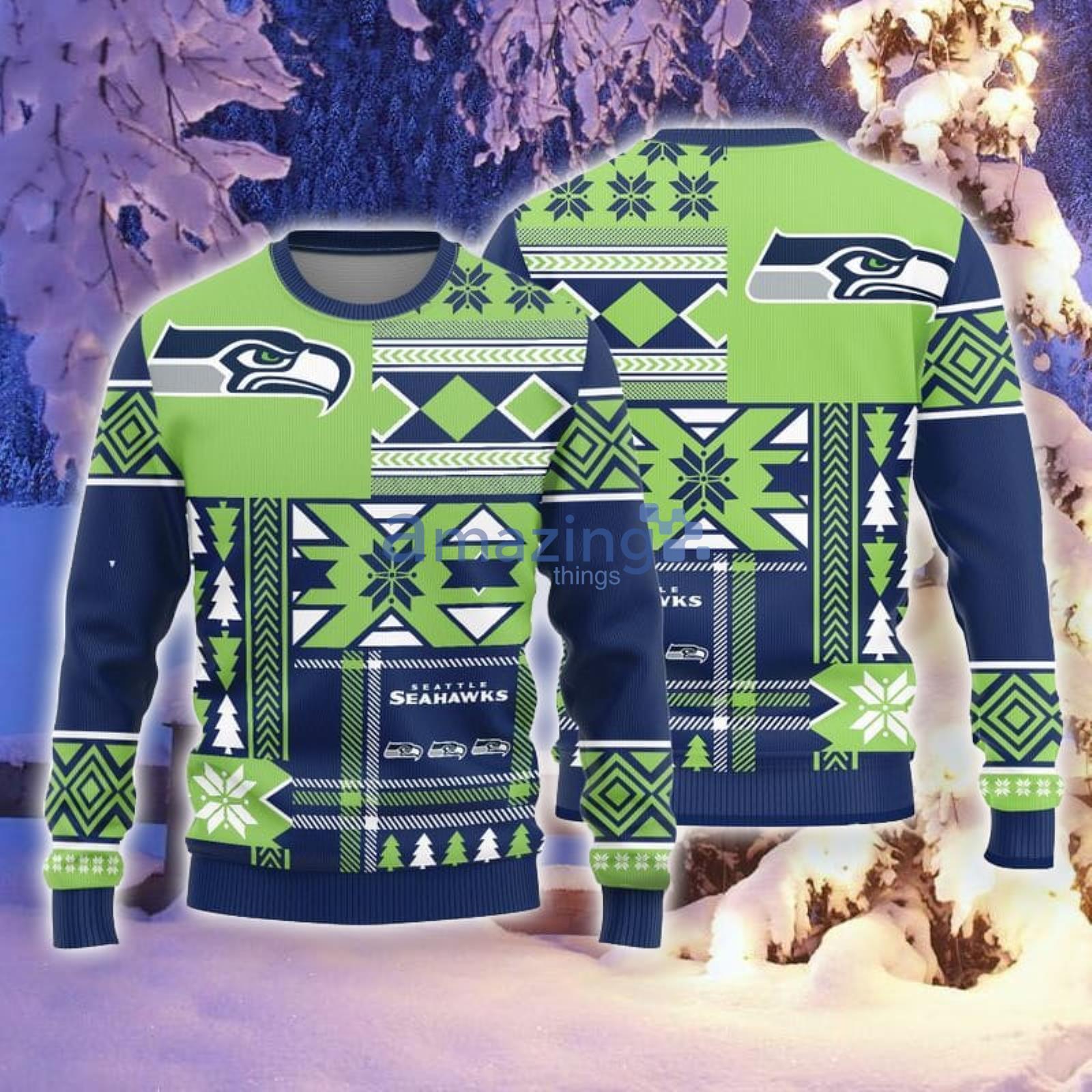 seahawks christmas sweater