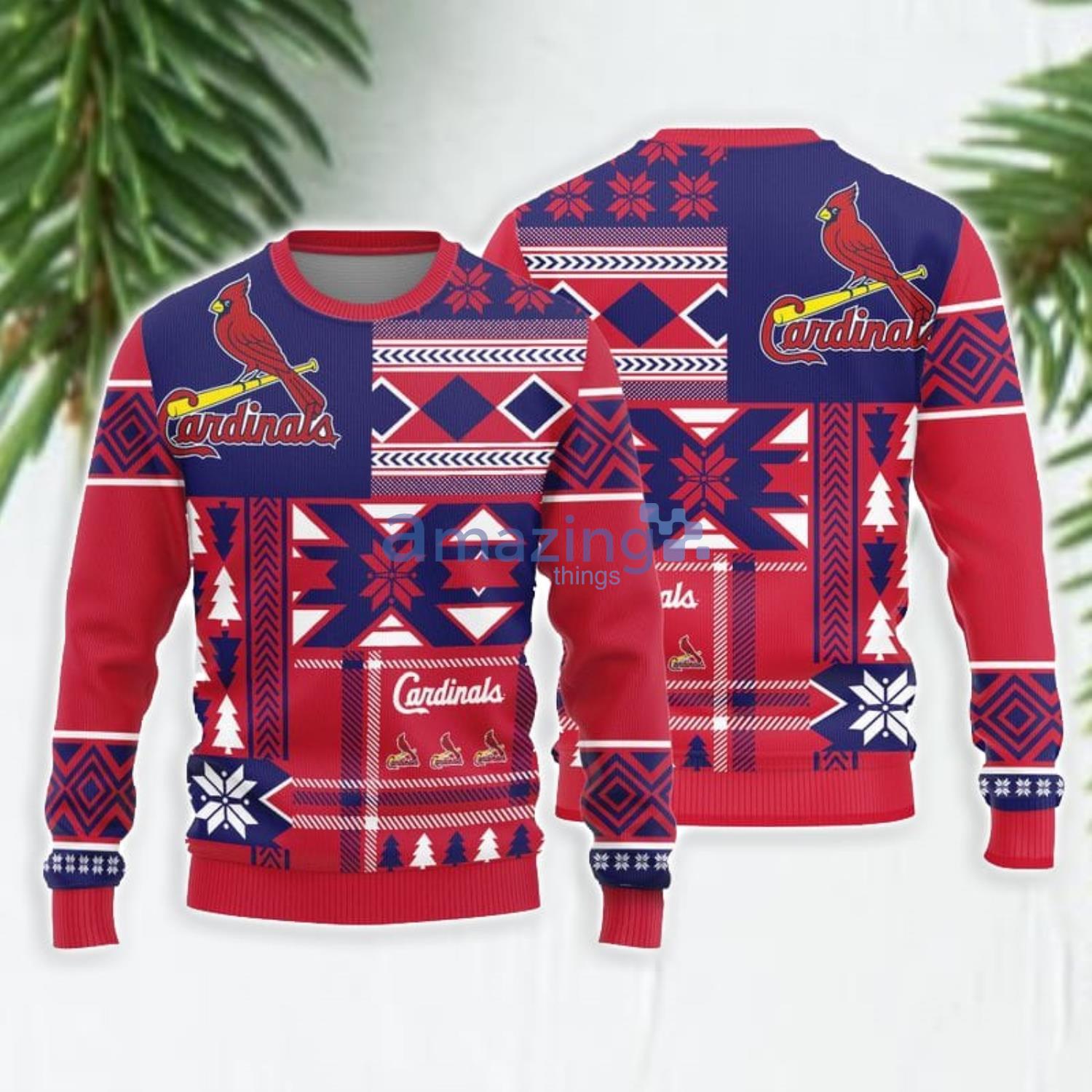 Christmas Gift St. Louis Cardinals Sport Fans 3D Ugly Christmas Sweater For  Men And Women