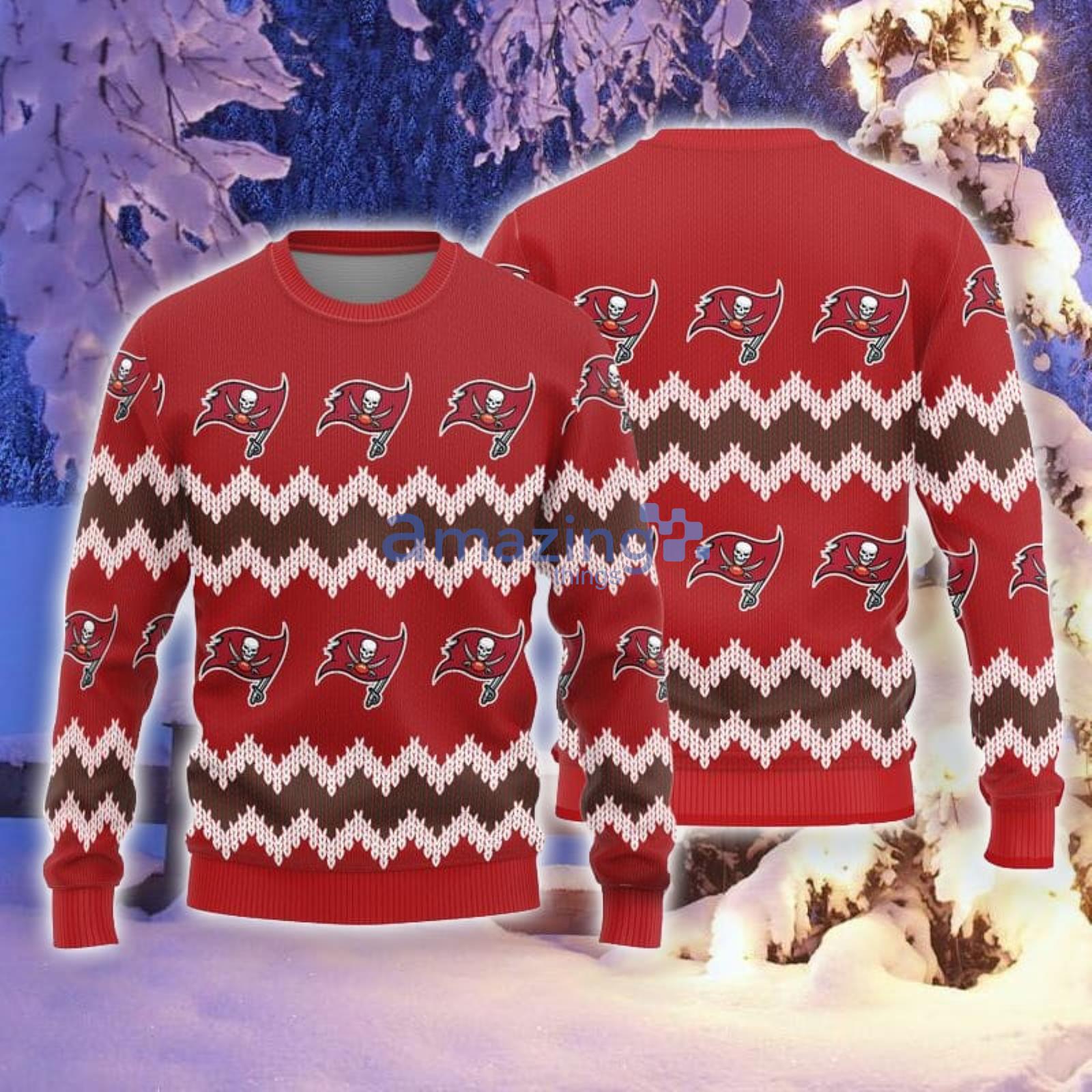 Christmas Gift Tampa Bay Buccaneers Christmas Pattern All Over Printed 3D  Sweater