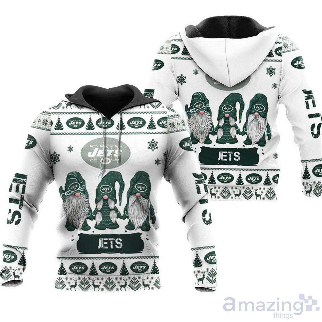 3D Hoodies Custom Men New York Jets All Over Printed 3D Hoodie