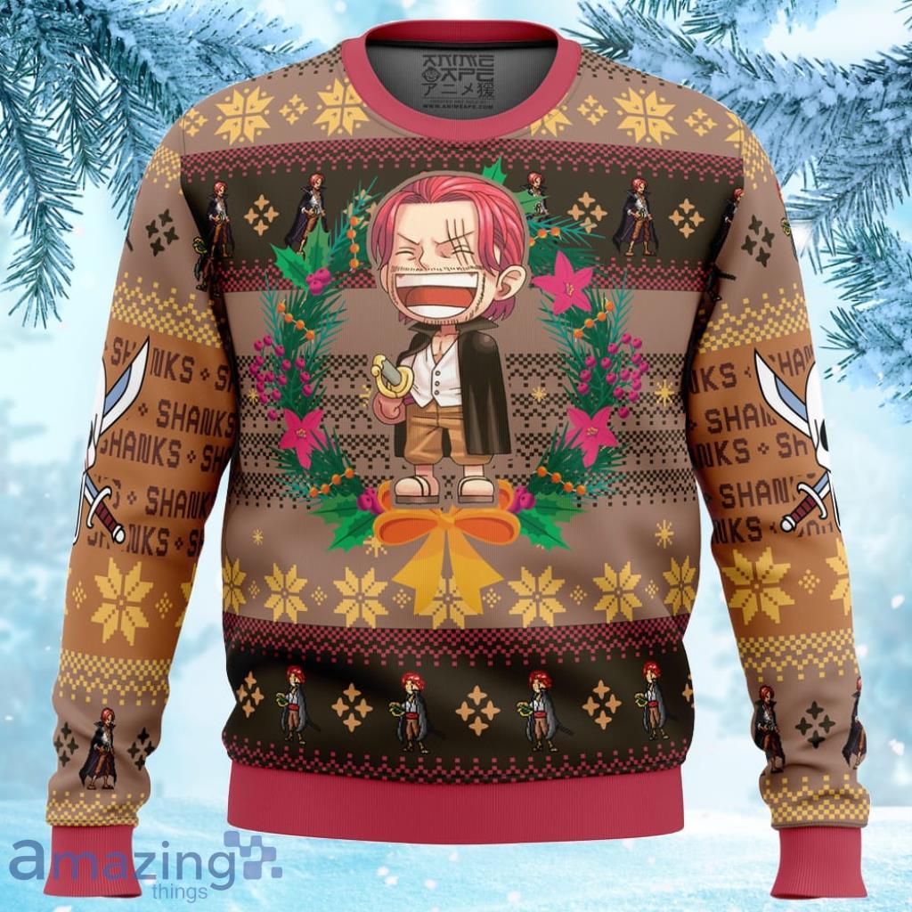 Christmas Shanks One Piece Ugly Christmas Sweater 3D Gift Christmas Funny Product Photo 1 Christmas Shanks One Piece Ugly Christmas Sweater 3D Gift Christmas Funny Product Photo 1