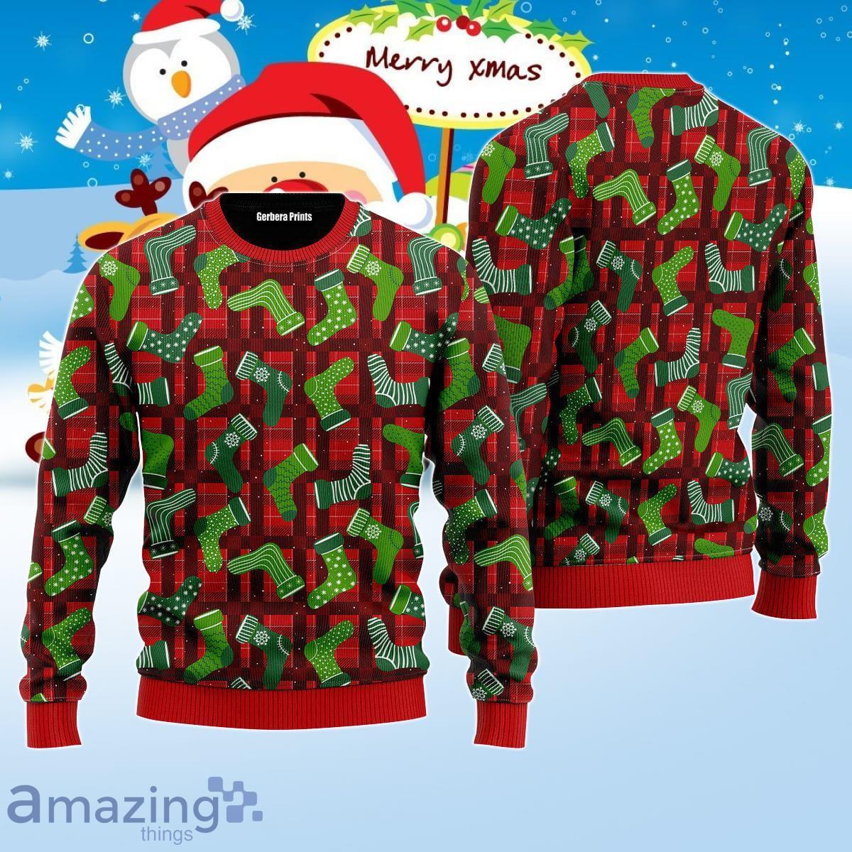 Christmas Sprinkle Sock Ugly Christmas Sweater Best Gift For Men And Women Product Photo 1