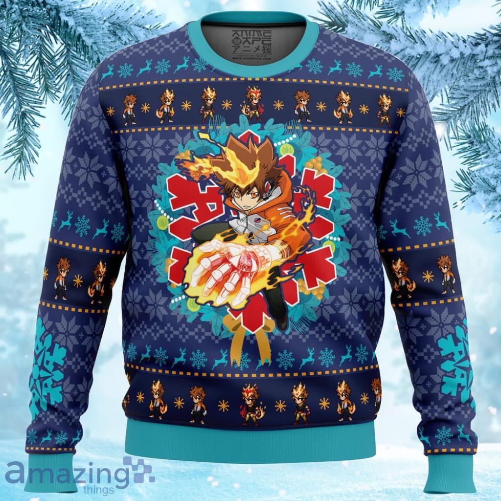 Christmas Tsunayoshi Sawada Kateyo Hitman Reborn Ugly Christmas Sweater 3D Gift Christmas Funny Product Photo 1