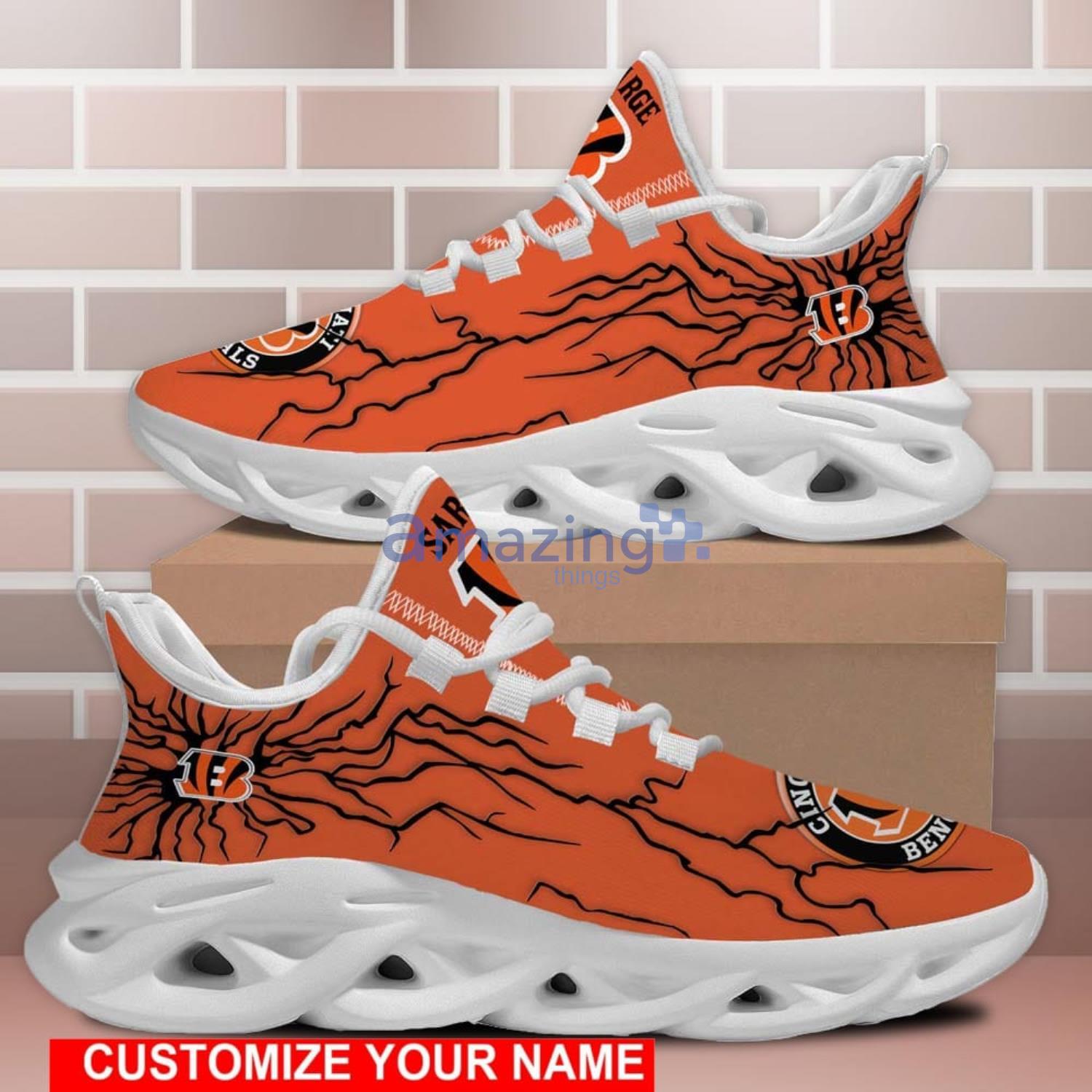 Nfl Cincinnati Bengals Custom Name Max Soul Shoes Chunky Sneakers