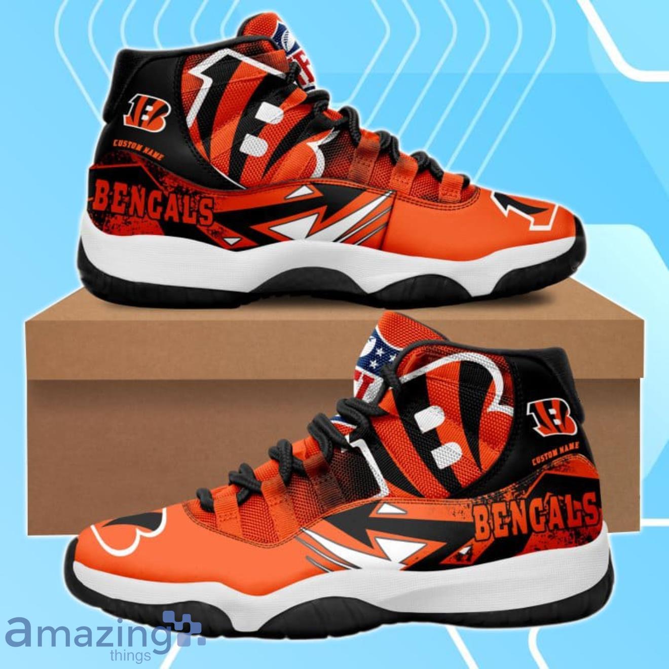 Cincinnati Bengals NFL Womens Midsole White Sneakers