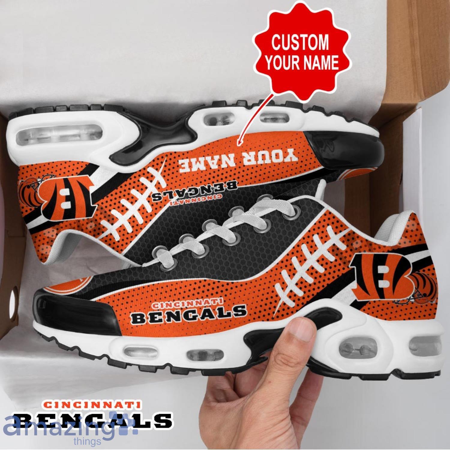 Cincinnati Bengals NFL Sneakers Custom Name Ultra Air Cushion Sport Shoes For Fans Product Photo 1