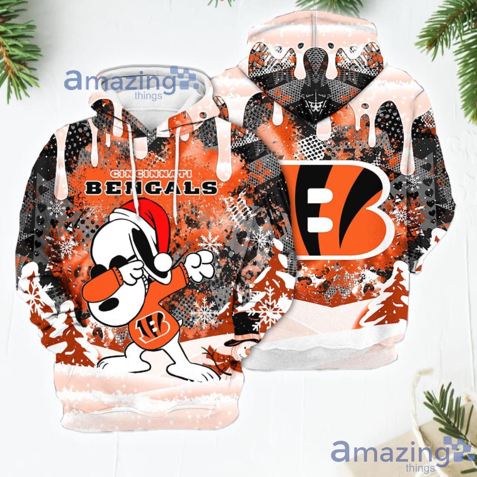 Merry Christmas Season 2023 Cincinnati Bengals 3D Hoodie Christmas