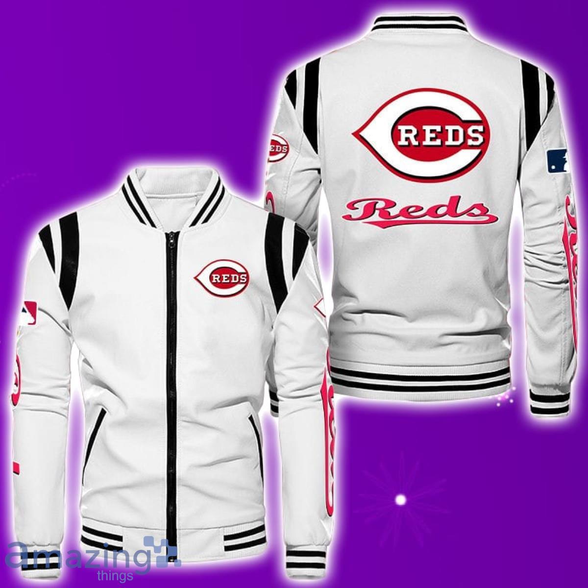 Cincinnati Reds Team Spirit White Ribbed Bodysuit